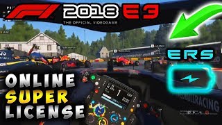 F1 2018 E3 | Online Multiplayer Super License And New Features Revealed!