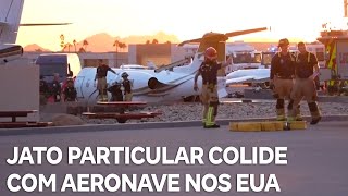 Jato de cantor do Mötley Crüe colide com aeronave nos EUA e deixa um morto e três feridos