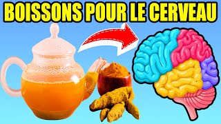 5 Boissons TRES PUISSANTES pour Stimuler la Mémoire, le Cerveau, prévenir la démence, clarté mentale