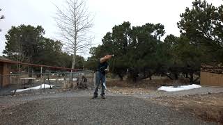 Hammerhead Shark Swing Test - String Attached to Right Side
