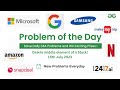Delete Middle Element of a Stack | GeeksforGeeks Problem of the Day | July 15, 2023 #contestcoders