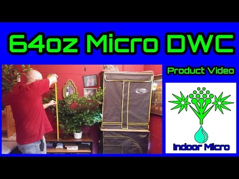 Indoor Micro 64oz Grow Box Tent Micro DWC Hydroponic System Indoor Micro 64oz Grow Box Tent Micro DWC Hydroponic System