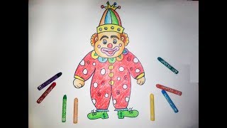 Joker Easy Drawing For Kids