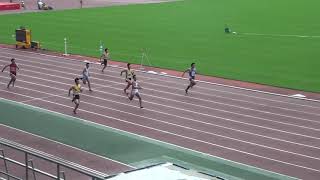 2020.07.11 岡山県選手権 男子100m 予選30組