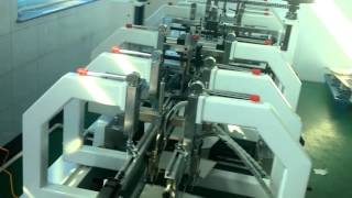 GK-CA folder gluer machine for making crash bottom lock fry box