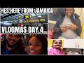 My baby dad came for the birth of our daughter from Jamaica , 🇯🇲 , doctors appointments 🤰| vlogmas4