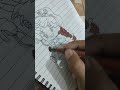 Cute Korean girl drawing 🦋😜#shorts#viral#trending