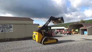 2016 JCB 260T Eco Rubber Track Skid Steer 84HP Cab Heat Air 2 Speed Side Door Wide Tracks For Sale !