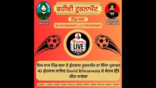 🔴LIVE [ FOOTBALL TOURNAMENT PIND -THALA ]30-11-2024