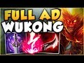 WTF?! THIS IS BANANAS! NEW FULL AD WUKONG IS SO LETHAL! WUKONG SEASON 8 GAMEPLAY - League of Legends