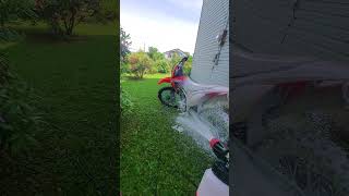 22 Honda Crf250 #motocross #offroad #honda #foamcannon #teamhonda #dirtbike #carwash #funny #atv