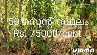 വൈത്തിരി -മേപ്പാടി റൂട്ടിൽ 50 സെന്റ് റിസോർട്ടിനു അനുയോജ്യമായ സ്ഥലം.#8281488642 #wayanad #vythiri