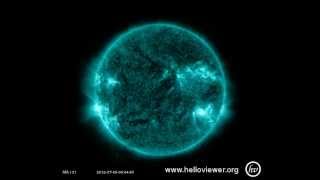 MAJOR X1.1 Class solar flare  06/07/2012 11:08pm