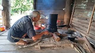 ชีวิตชาวนา บรรยากาศทุ่งนาที่นาขาม ข.คำม่วน Farmer life in Laos