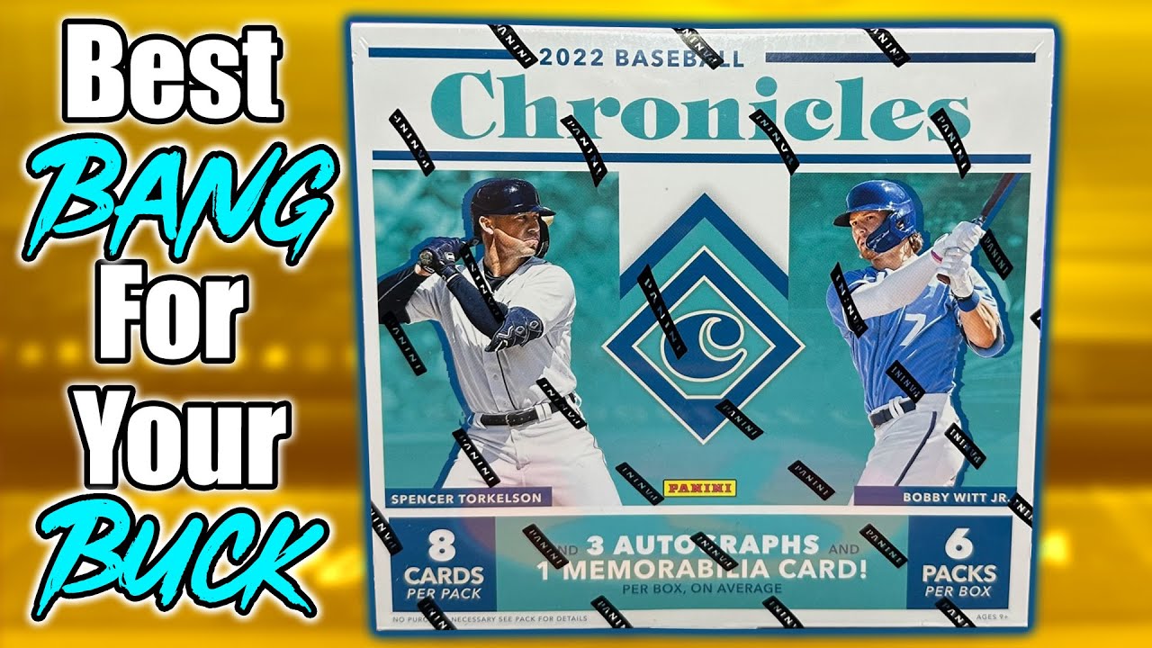 BEST BANG FOR YOUR BUCK! | 2022 Panini Chronicles Baseball Hobby Box ...