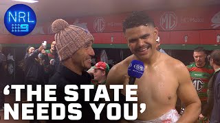 Joey desperate to see Latrell Mitchell in a Blues jersey: In the Sheds | NRL on Nine