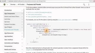 Main Thread vs Background Thread - Developing Android Apps