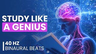 Study Like a Genius: 40 Hz Binaural Beats to Boost Academic Performance