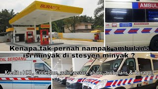 Bilakah masanya ambulans isi minyak di stesyen minyak ?