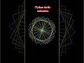 😱python animation with source code #pythonturtle #programming #whoopty #python #coding #pythontricks