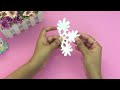 2 christmas crafts without glue christmas decoration ideas paper craft white paper craft ideas