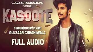 Kasoote | Gulzaar Chhaniwala | New Songs Haryanavi 2018