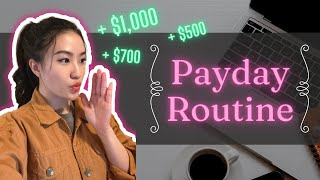 My Payday Routine: How I Budget My Paycheck , Paycheck Breakdown, Budget With Me