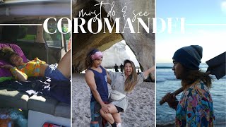 Even BETTER than Cathedral Cove? | Couple's Caravan Vlog in Coromandel NZ 💛
