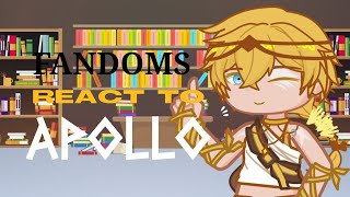 Fandoms react to Apollo (PJO) | Part (3/6) | (🇲🇽/🇦🇺)