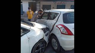 TATA ALTROZ Vs. MARUTI SWIFT | ALTROZ ACCIDENT WITH SWIFT SHOWS BUILD QUALITY  #shorts