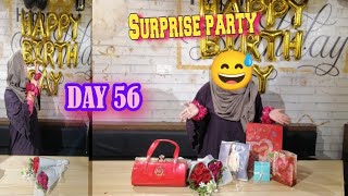 Day 56| Birthday surprise and gifts by my friends 😅 |fat to fit series | gorsel mix