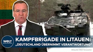 NATO-OSTFLANKE - PISTORIUS in Litauen: Stationierung von 5.000 deutschen Soldaten geplant