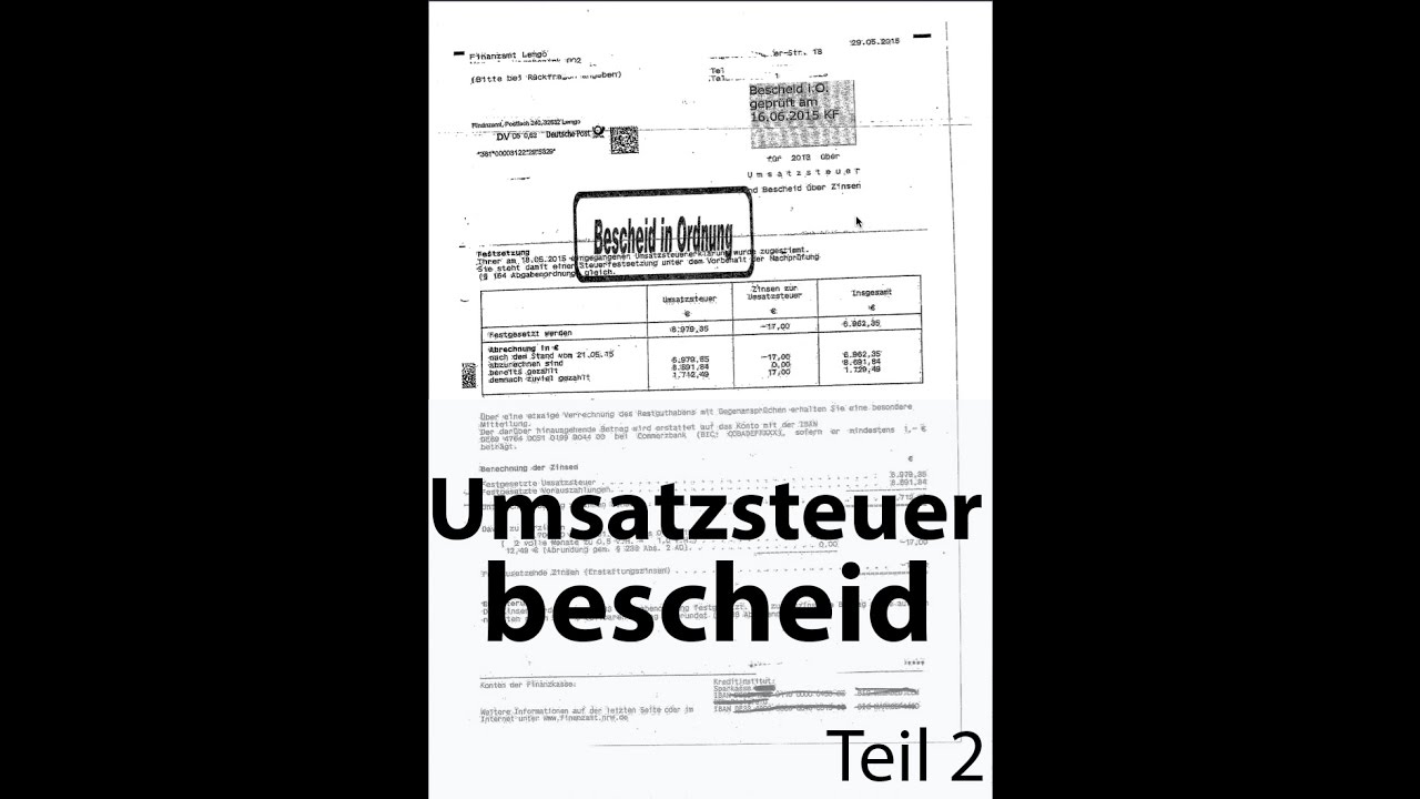 Steuertipps: Umsatzsteuer Teil 2 - YouTube