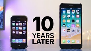 First iPhone 10 Years Later (iOS 1.0 vs 11.0)