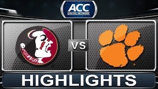 2013 ACC Football Highlights | Florida State vs Clemson | ACCDigitalNetwork