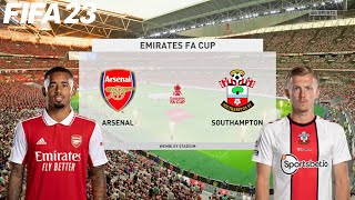 FIFA 23 | Arsenal vs Southampton - Emirates FA Cup - PS5 Gameplay