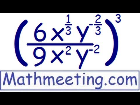 Simplifying Exponents Harder Example Youtube