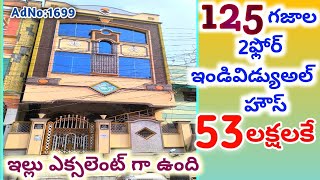 125Sy G+1 Exlent indipendent House Very Low Cost 50laks Bank Auction Sale