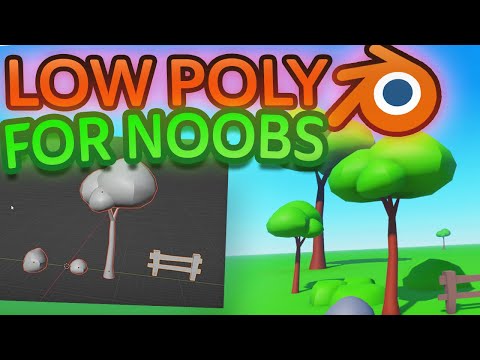 The EASIEST guide to creating a low poly asset pack. (Roblox + Blender)