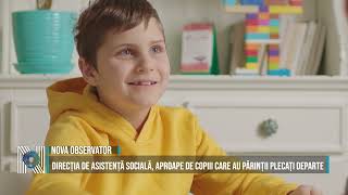 DIRECȚIA DE ASISTENȚĂ SOCIALĂ, APROAPE DE COPIII CARE AU PĂRINȚII PLECAȚI DEPARTE