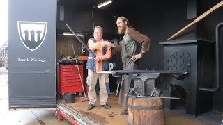 Forging a Maker Faire sword, day 3.