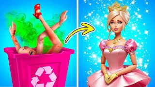 ARM VS REICH VS GIGA REICH 🤑 BARBIE MAKEOVER UND HACKS MIT TIKTOK-GADGETS