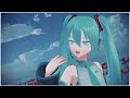 【rev式初音ミク_v2】マシュマリー【mmd】