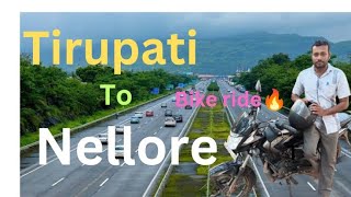 Tirupati to Nellore Bike Ride | Hemanth Koneru