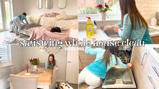 SATISFYING WHOLE HOUSE CLEAN WITH ME ✨ | SPEED CLEANING MOTIVATION | EXTREME DEEP CLEANING