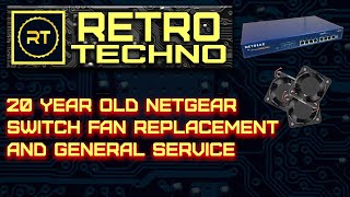 Netgear GS508T Service \u0026 Fan Replacement - Quick Fix of Netgear Switch