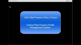 Federal Real Property Profile Management System