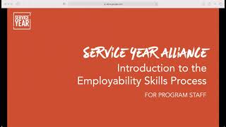 S1: Training Session: Introduction to Employability Skills