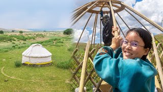 In 4 days, we joined a Mongolian nomad shepherd family moving their yurt for the summer!