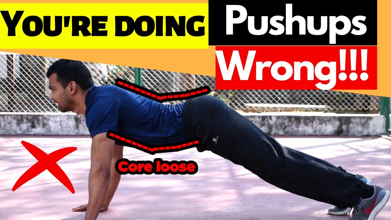 Common Push-ups Mistakes And Its Correct Form!! - YouTube